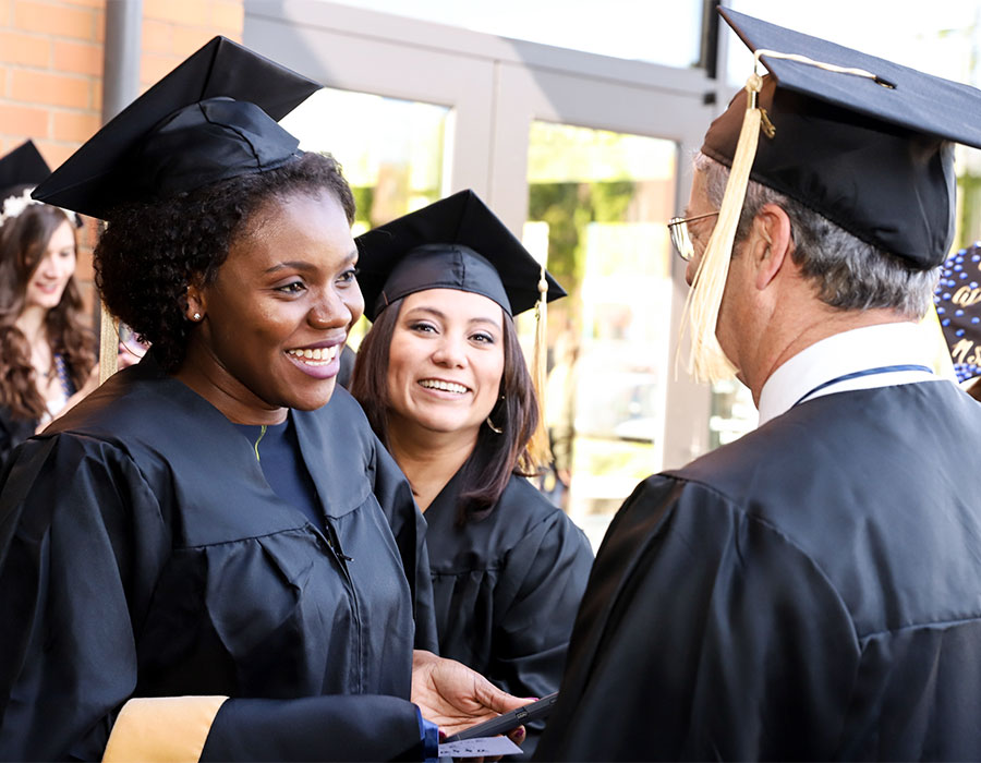 MSW graduates celebrate at the commencement